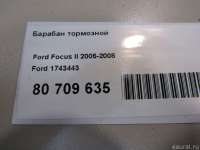 Барабан тормозной Ford Focus 2 2006г. 1743443 Ford - Фото 5