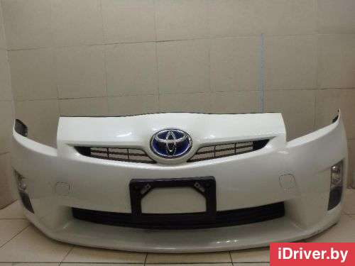 Бампер передний Toyota Prius 3 2010г.  - Фото 1