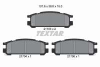 2170301 textar Тормозные колодки комплект к Subaru Legacy 1 Арт 73670557