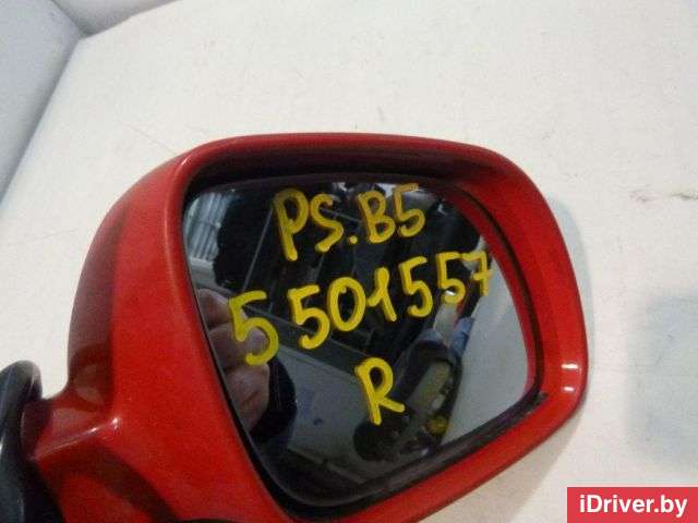 Зеркало правое электрическое Volkswagen Passat B5 1998г.  - Фото 1