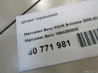Шланг тормозной Mercedes S W221 2002г. 1684280635 Mercedes Benz - Фото 4