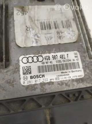 Блок управления двигателем Audi A7 1 (S7,RS7) 2012г. 4g0907401f, 0281017722 , artSVJ10492 - Фото 5