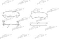 pbp1454 patron Тормозные колодки комплект к Nissan Almera N15 Арт 73661373