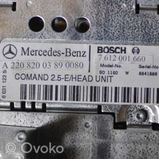 Магнитола Mercedes S W220 2000г. a2208200389 , artGTV18248 - Фото 4