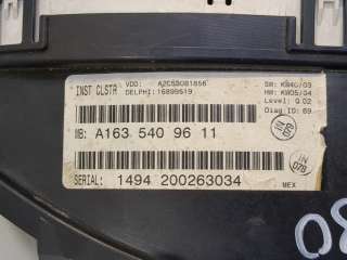 Щиток приборов (приборная панель) Mercedes ML W163 2005г. A1635409611 - Фото 5