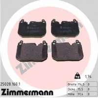 250281601 zimmermann Тормозные колодки передние к MINI Hatch Арт 72212717