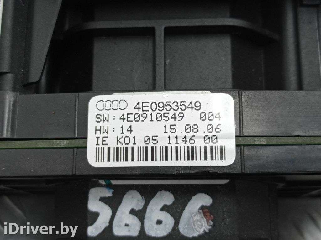 Переключатель подрулевой (стрекоза) Audi A8 D3 (S8) 2007г. 4E0953549,4E0953503B  - Фото 14
