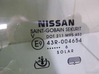 Стекло двери задней левой Nissan Pathfinder 4 2007г. 82301EB33A Nissan - Фото 2