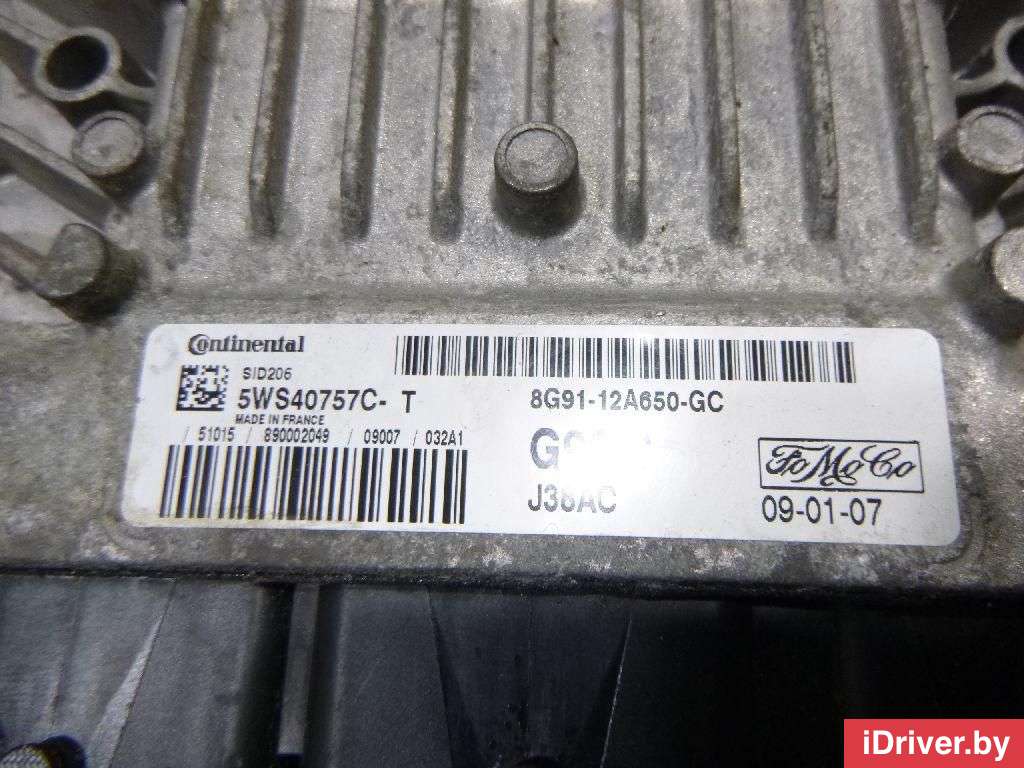 Блок управления двигателем Ford Mondeo 4 restailing 2007г. 1561024  - Фото 9
