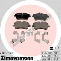 231441951 zimmermann Тормозные колодки передние к Mercedes GL X166 Арт 72174403