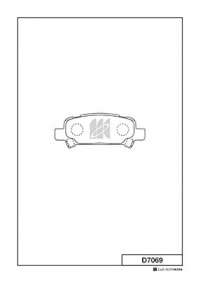 d7069 mk-kashiyama Тормозные колодки комплект к Subaru Impreza 2 Арт 73677302