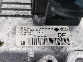 Блок управления двигателем Opel Astra H 2005г. 24420562, 0261207722 - Фото 4