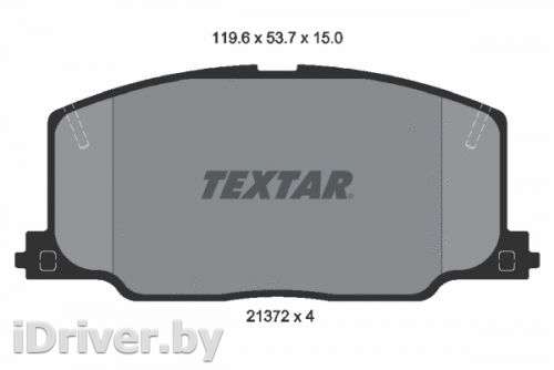 Тормозные колодки комплект Lexus ES 1 2000г. 2137201 textar - Фото 1