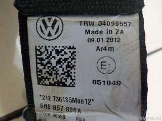 Ремень безопасности Volkswagen Polo 5 2010г. 6R0857806RAA - Фото 2