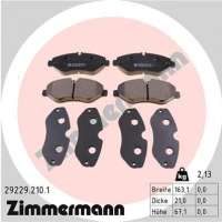 292292101 zimmermann Тормозные колодки передние к Iveco Daily 4 Арт 72212996