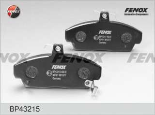 bp43215 fenox Тормозные колодки комплект к Rover 400 Арт 73661502