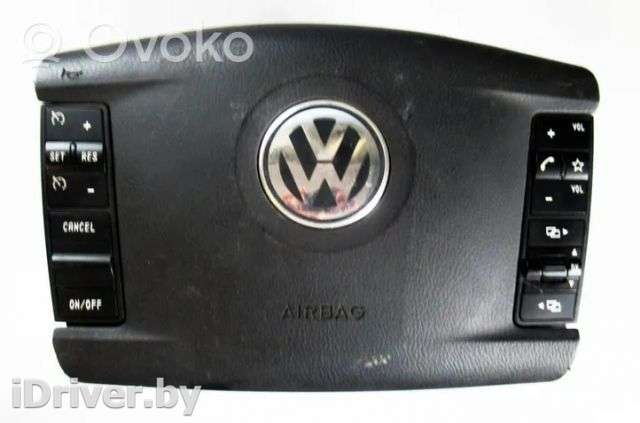 Подушка безопасности водителя Volkswagen Touareg 1 2004г. 7l6880201eh, 615030751, 001070701la4 , artSSA13731 - Фото 1