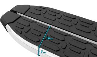 Защита штатного порога боковые алюминиевые подножки EvoGREY Volkswagen Caddy 3 2019г.  - Фото 6