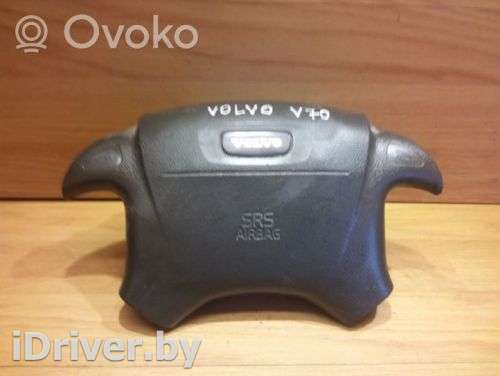 Подушка безопасности водителя Volvo S70 1999г. 9160163 , artKLI8362 - Фото 1