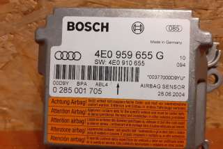 Блок AirBag Audi A8 D3 (S8) 2006г. 4E0959655G, 4E0910655, 0285001705, #688 , art3041674 - Фото 4