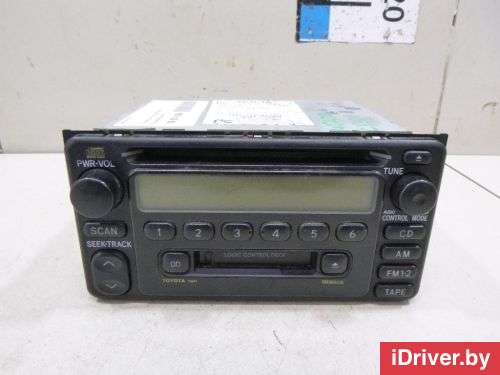 Магнитола (аудио система) Toyota Corolla E120 2003г. 8612033470 Toyota - Фото 1