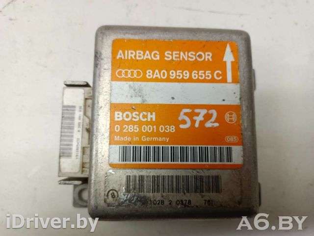 Блок AirBag Audi A4 B5 1995г. 8A0959655C,0285001038 - Фото 1