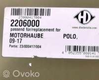 Капот Volkswagen Polo 5 2013г. 2206000 , artBWS2251 - Фото 5