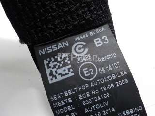 Ремень безопасности с пиропатроном Nissan Juke 1 2012г. 86885BV86A - Фото 7