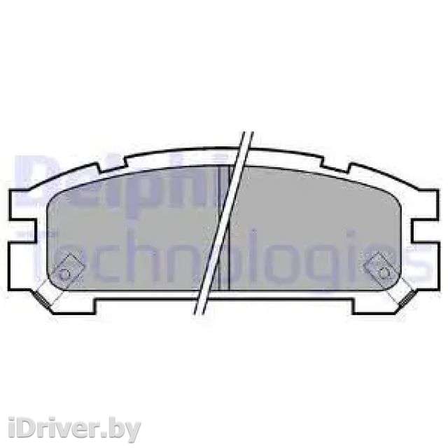 Тормозные колодки комплект Subaru Impreza 2 2000г. lp814 delphi - Фото 1