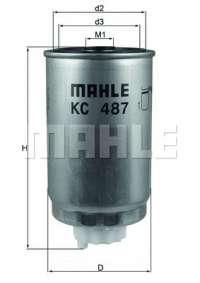 kc487 knecht-mahle Фильтр топливный к Fiat Freemont Арт 73708201