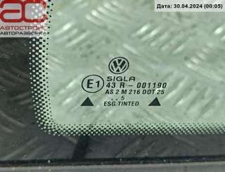 Стекло кузовное боковое правое Volkswagen Passat B4 1995г.  - Фото 2