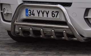 Отбойник бампера переднего защита переднего бампера кенгурятник Mercedes Sprinter W906   - Фото 3
