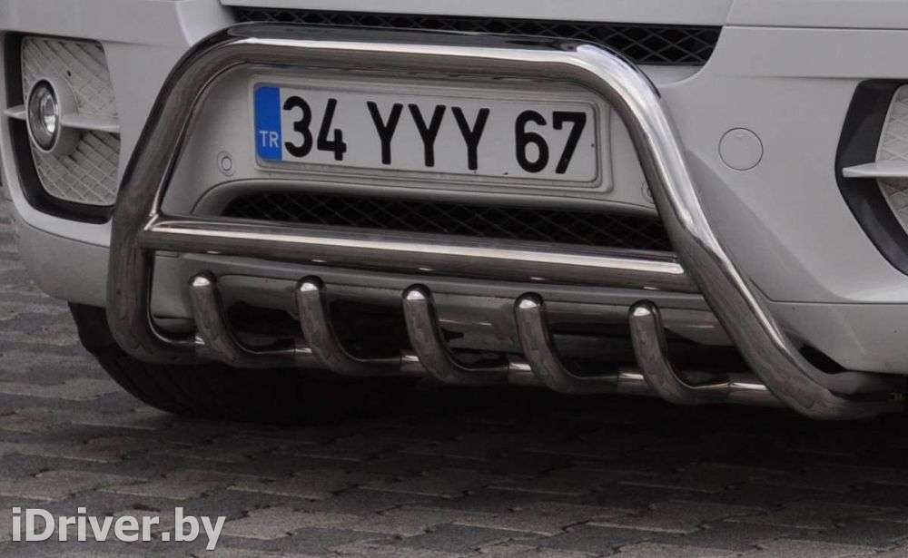 Защита бамперов (комплект) защита переднего бампера кенгурятник Dacia Sandero Stepway 1    - Фото 3