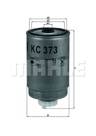 kc373 knecht-mahle Фильтр топливный к Iveco Daily 3 Арт 73708195