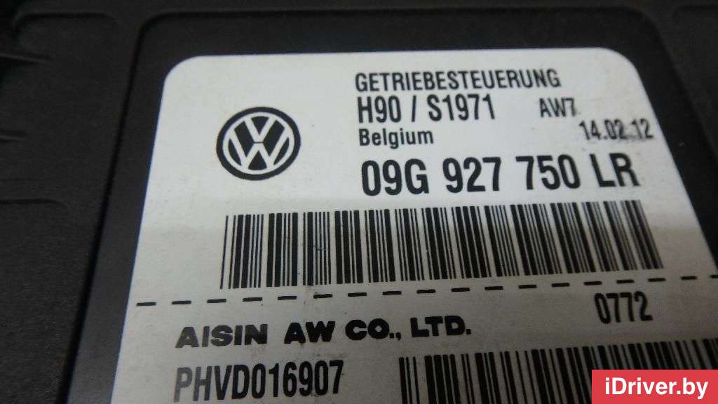 Блок управления АКПП Volkswagen Tiguan 1 2012г. 09G927750LR  - Фото 9