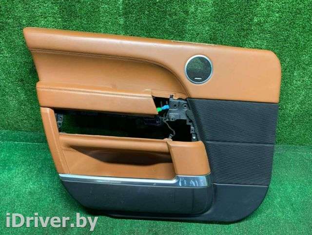 Обшивка двери передней левой (дверная карта) Land Rover Range Rover 4 2014г.  - Фото 1