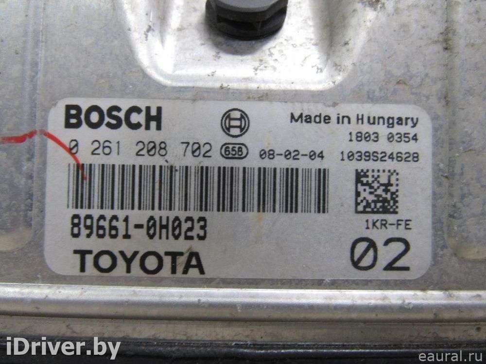 Блок управления двигателем Toyota Aygo 1 2006г. 896610H023  - Фото 2