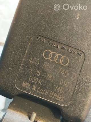 Замок ремня безопасности Audi A6 C6 (S6,RS6) 2006г. 4f0857740d, 33051781 , artSMI43861 - Фото 4