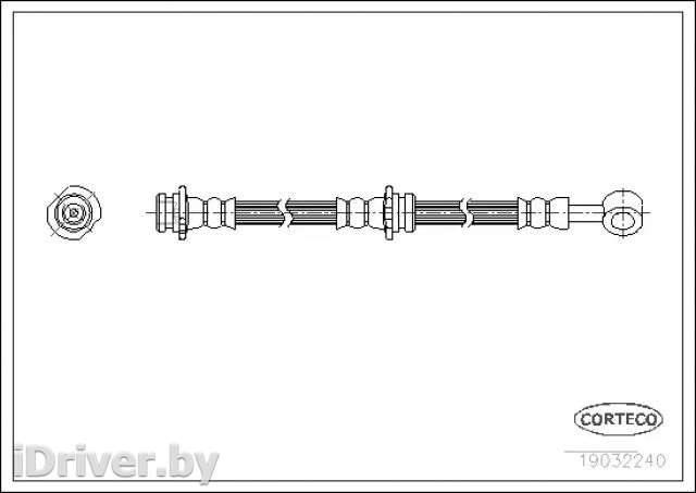 Патрубок (трубопровод, шланг) Nissan Almera N16 2000г. 19032240 corteco - Фото 1