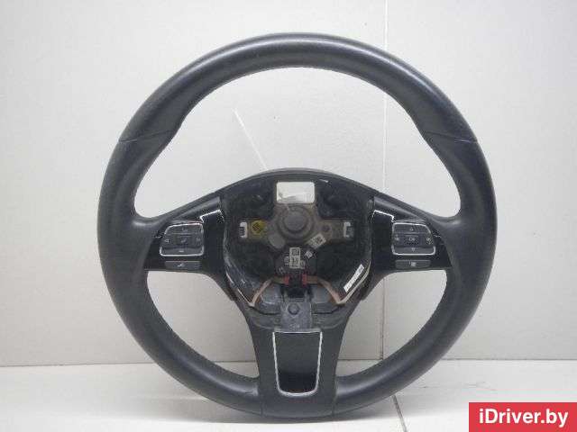 Рулевое колесо для AIR BAG (без AIR BAG) Volkswagen Touareg 2 2011г.  - Фото 1