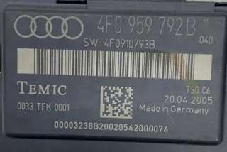 Блок управления двери передней правой Audi A6 C6 (S6,RS6) 2006г. 4F0959792B, 4F0910793B , art10357657 - Фото 2