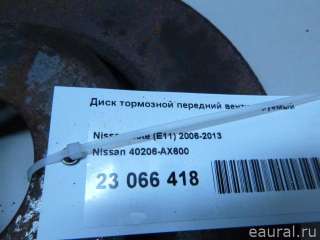 Диск тормозной передний Nissan Micra K14 2012г. 40206AX600 Nissan - Фото 13
