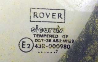 Стекло двери задней левой Rover 200 2 1996г. 43R-000980 - Фото 2