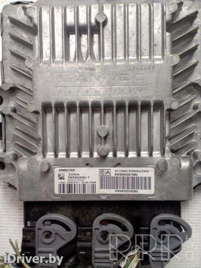 Блок управления двигателем Peugeot 407 2006г. 5ws40264gt , artPKN1248 - Фото 1
