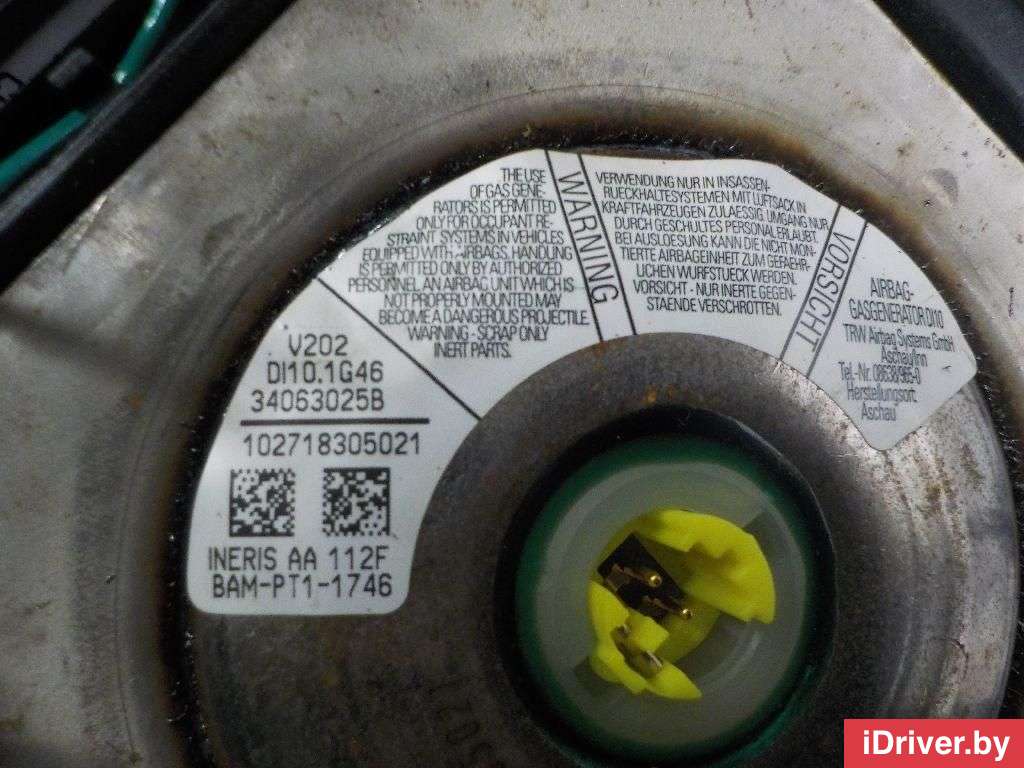 Подушка безопасности в рулевое колесо Nissan Qashqai 1 2007г. 98510BR26D  - Фото 6