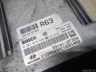 Блок управления двигателем Hyundai Santa FE 3 (DM) 2013г. 391012F350 - Фото 2