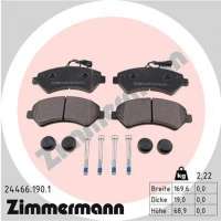 244661901 zimmermann Тормозные колодки передние к Citroen Jumper 2 Арт 72175051