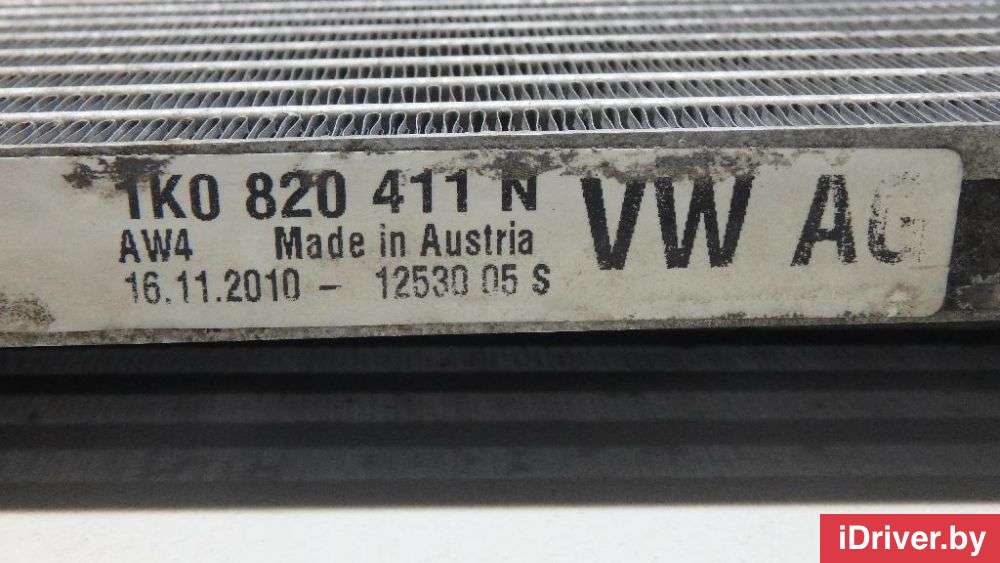 Радиатор кондиционера Volkswagen Touran 2 2021г. 1K0820411AC VAG  - Фото 3