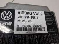 Блок управления AIR BAG Volkswagen Sharan 2 2011г. 7N0959655C004 - Фото 7
