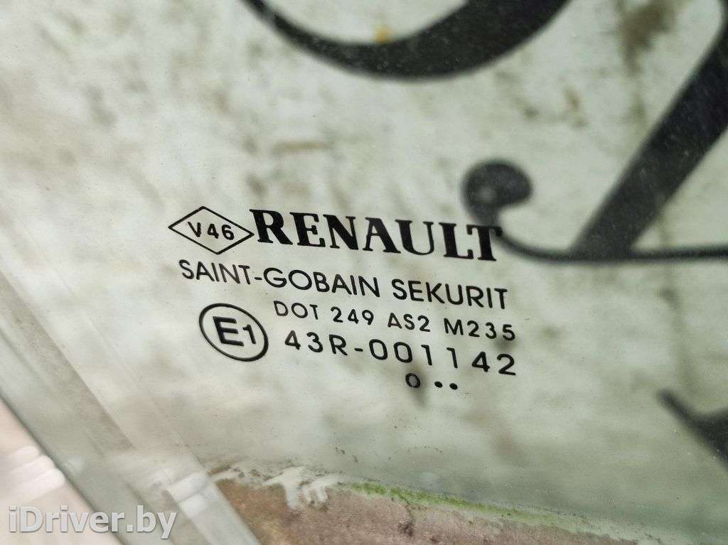 Стекло двери передней правой Renault Megane 3 2010г. 8200211198  - Фото 2